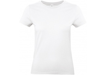T-shirt de senhora #E190 Branca 3XL