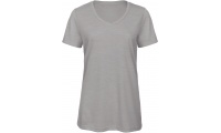 T-shirt Triblend de senhora com decote em V