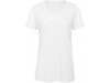 T-shirt Triblend de senhora com decote em V
