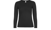 T-shirt de senhora de manga comprida #E150 Cores 3XL