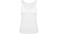 Top de senhora Inspire de cavas bio Branco