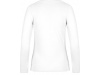 T-shirt de senhora de manga comprida #E190 Branco 3XL