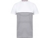 T-shirt Breton de manga curta 2XL