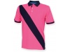 Polo de homem com faixa diagonal