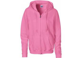 Sweatshirt de senhora com fecho e capuz HEAVY BLEND LADIES FULL ZIP HOODED 