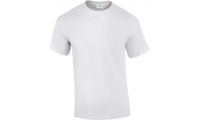 T-shirt de manga curta Ultra Cotton Natural Branco 3XL 4XL 5XL