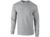 T-shirt de manga comprida Ultra Cotton Cinza Sport Grey
