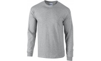 T-shirt de manga comprida Ultra Cotton Cinza Sport Grey