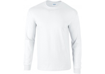 T-shirt de manga comprida Ultra Cotton Branco