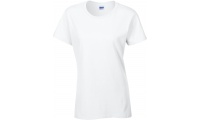 T-shirt de senhora de manga curta Heavy Cotton Branca