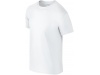 T-shirt de homem corte europeu Natural Branco