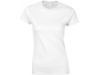 T-shirt de senhora Branca