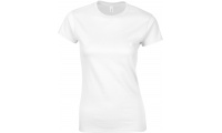 T-shirt de senhora Branca