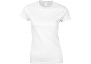 T-shirt de senhora Branca