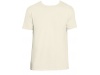 T-shirt de homem corte europeu Natural Branco