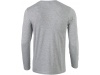 T-shirt de homem de manga comprida RS Sport Grey