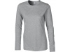 T-shirt de senhora de manga comprida RS Sport Grey
