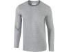 T-shirt de homem de manga comprida RS Sport Grey