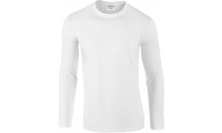 T-shirt de homem de manga comprida Branco