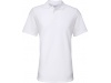 Polo piqu de homem Softstyle Branco