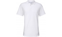 Polo piqu de homem Softstyle Branco