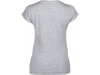 T-shirt de senhora com decote em V SOFT STYLE LADIES V-NECK RS Sport Grey