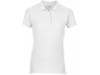 Polo piqu PREMIUM de senhora Branco