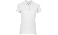 Polo piqu PREMIUM de senhora Branco