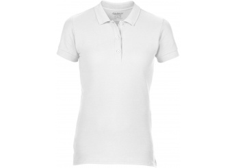 Polo piqu PREMIUM de senhora Branco