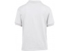 Polo de criana em jersey respirvel Dryblend Branco