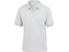 Polo de criana em jersey respirvel Dryblend Branco