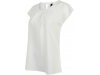 Blusa de senhora com colarinho plissado 2XL 3XL 4XL
