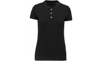 Polo de senhora de manga curta Supima