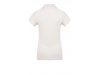 Polo piqu BIO de senhora de manga curta Branco