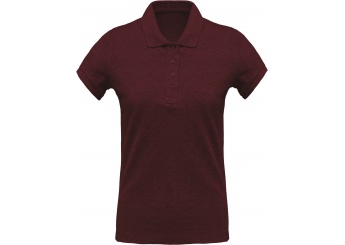 Polo piqu BIO de senhora de manga curta Cores