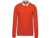 Polo rugby Laranja/Branco Vermelho/Preto