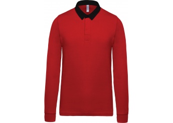 Polo rugby de criana Vermelho/Preto