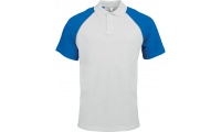 POLO BASEBALL DE HOMEM BICOLOR