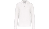 POLO DE MANGA COMPRIDA Branco