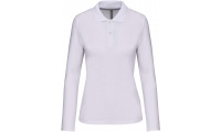 POLO DE SENHORA MANGA COMPRIDA Branco