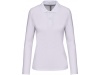 POLO DE SENHORA MANGA COMPRIDA Branco
