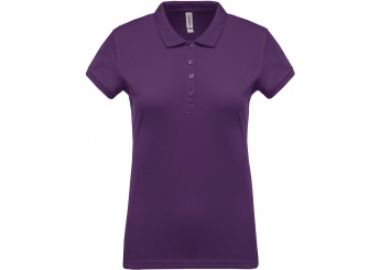 Polo piqu de senhora de manga curta Cores