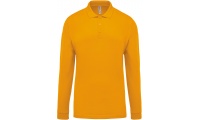 Polo piqu de homem de manga comprida Cores