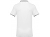 Polo de homem piqu bicolor
