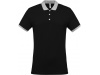 Polo de homem piqu bicolor