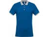 Polo de homem piqu bicolor