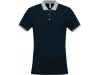 Polo de homem piqu bicolor