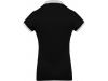 Polo de senhora piqu bicolor