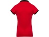 Polo de senhora piqu bicolor
