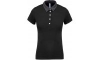 Polo de senhora jersey bicolor
